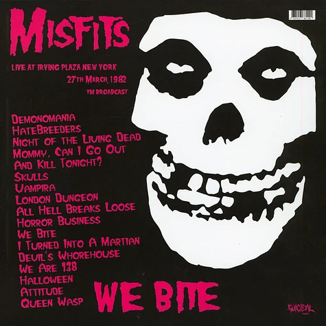 Misfits - We Bite Pink Vinyl Edition