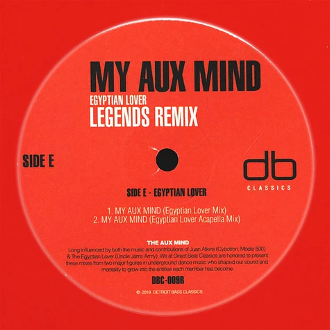 Aux 88 - My Aux Mind Cybotron & Egyptian Lover Remixes