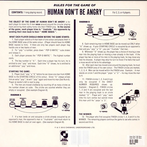 Human Don't Be Angry - Human Don't Be Angry