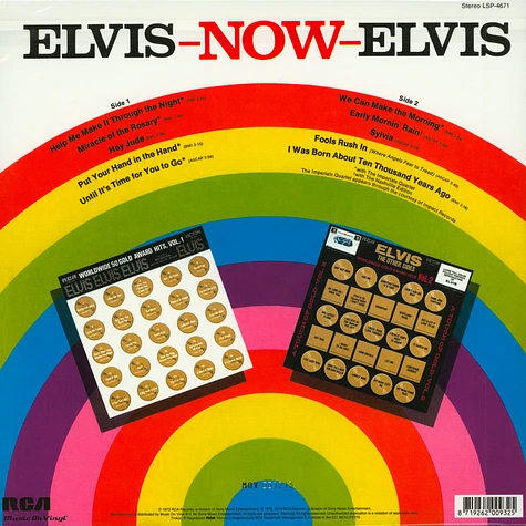 Elvis Presley - Elvis Now Colored Vinyl Edition