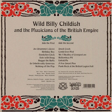 Wild Billy Childish & The Musicians Of The British Empire - Punk Rock At The British Legion Hall