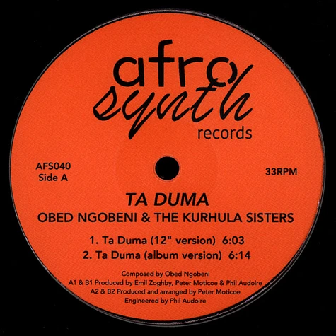 Obed Ngobeni And The Kurhula Sisters - Ta Duma