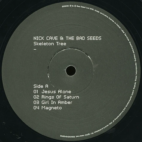 Nick Cave & The Bad Seeds - Skeleton Tree