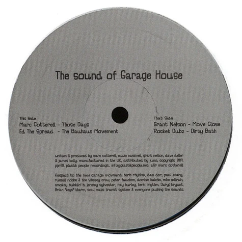 V.A. - The Sound Of Garage House