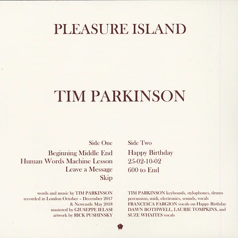 Tim Parkinson - Pleasure Island