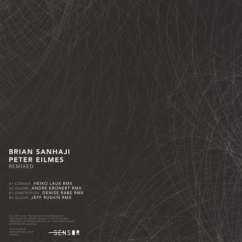 Brian Sanhaji & Peter Eilmes - Remixed Heiko Laux, Andre Kronert, Denise Rabe & Jeff Rushin Remixes
