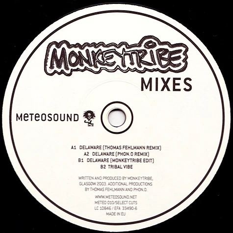 Monkeytribe - Delaware (The Mixes)