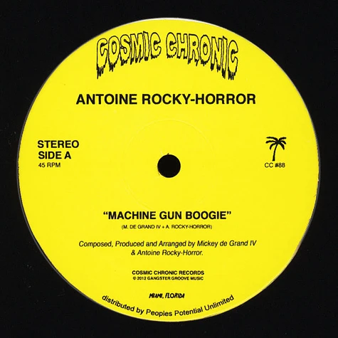 Antoine Rocky-Horror - Machine Gun Boogie / Sophia