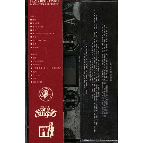 Spax & Brisk Fingaz - Diamanten & Pechstein OBI Strip Tape Edition