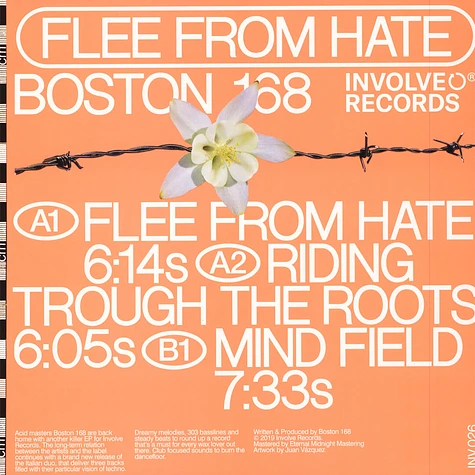 Boston 168 - Flee From Hate EP