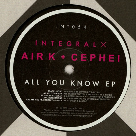 Air K & Cephei - All You Know EP