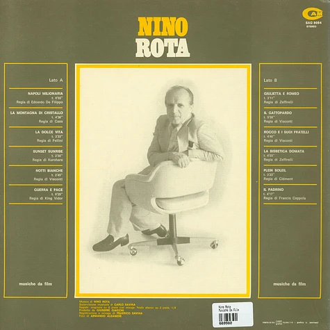 Nino Rota - Musiche Da Film
