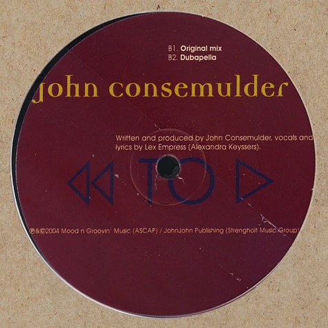John Consemulder - Rewind To Start (I Wonder) Feat. Lex Express