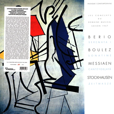 Luciano Berio / Pierre Boulez / Olivier Messiaen / Karlheinz Stockhausen - Serenata I / Sonatine / Cantéyodjayâ / Zeitmasze
