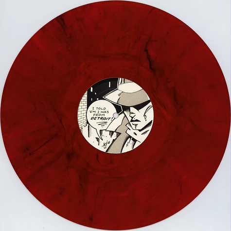 DJ T-1000 (Alan Oldham) - I Told Em I Was From Detroit Red Marbled Vinyl Edition