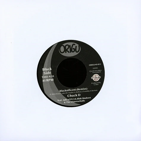 Chuck D Featuring Jahi Of Pe2.0 - Freedblack/ Blacknificent Remixx