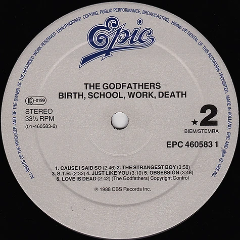 The Godfathers - Birth, School, Work, Death