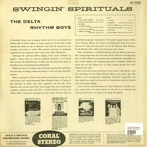 The Delta Rhythm Boys - Swingin' Spirituals