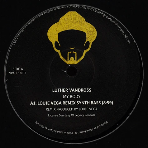 Luther Vandross, Bebe Winans & Eol Soulfrito - My Body / He Promised Louie Vega Remixes