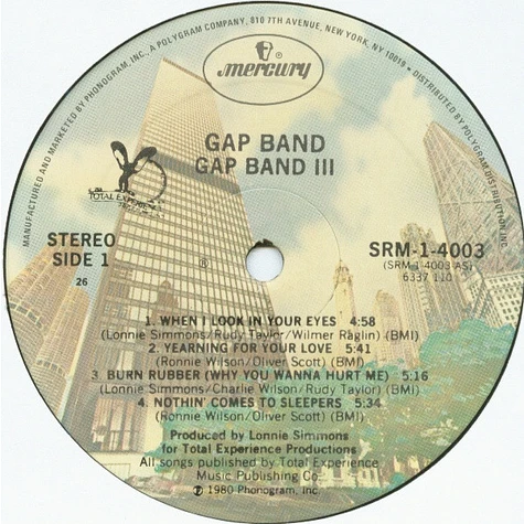 The Gap Band - Gap Band III