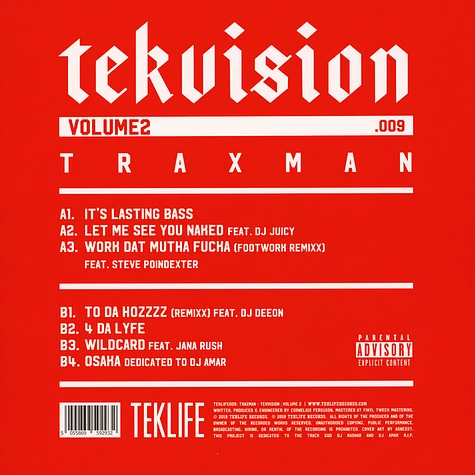 Traxman - Tekvision Volume 2