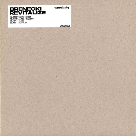 Brenecki - Revitalize Clear Silver Vinyl Edition