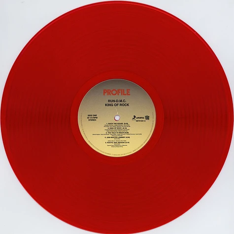 Run DMC - King Of Rock Translucent Red Vinyl Edition