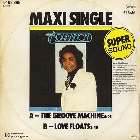 Hamilton Bohannon - The Groove Machine / Love Floats