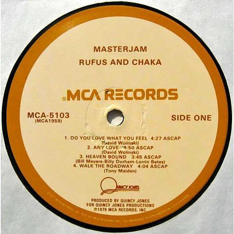 Rufus & Chaka Khan - Masterjam