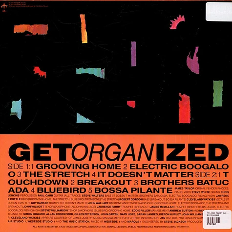 The James Taylor Quartet - Get Organized