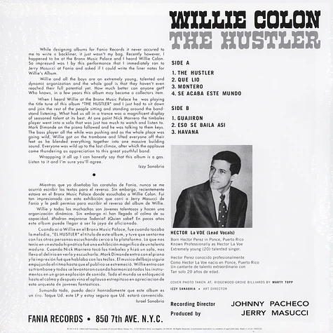Willie Colón - Hustler