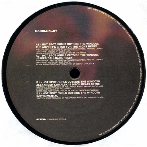 Alexander Kowalski - Hot Spot (Girls Outside The Window) (Remixes)