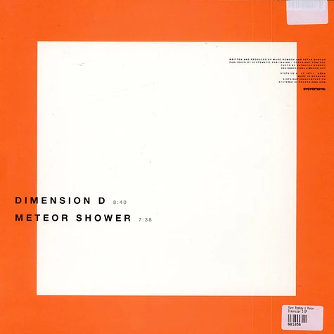 Marc Romboy, Petar Dundov - Dimension D EP