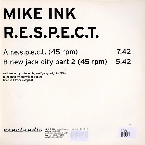 Mike Ink - R.E.S.P.E.C.T.