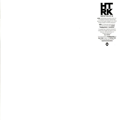 HTRK - Nostalgia White Vinyl Edition