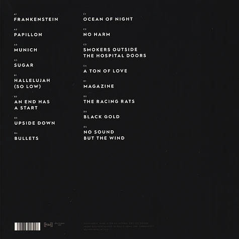 Editors - Black Gold White Vinyl Edition