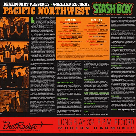 Garland Records - Pacific Northwest Stash Box Green Vinyl Edition