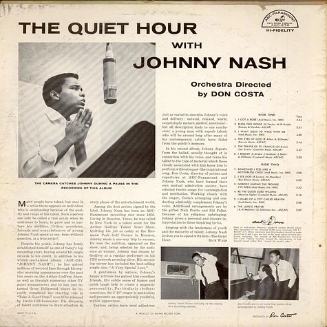 Johnny Nash - The Quiet Hour