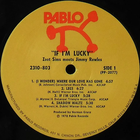 Zoot Sims Meets Jimmy Rowles - If I'm Lucky