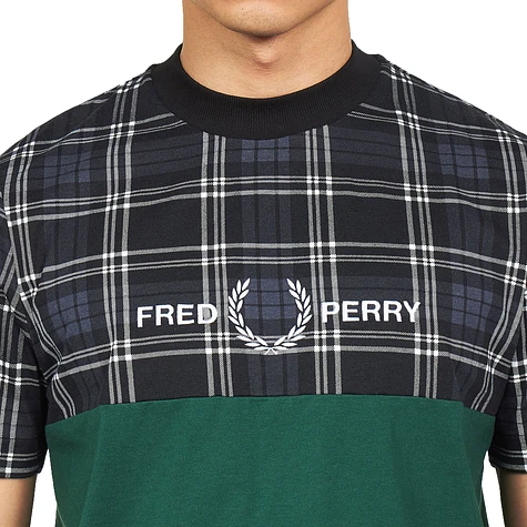 Fred Perry - Tartan Panel T-Shirt