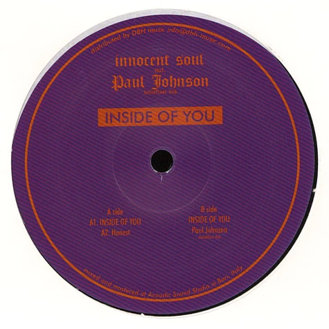 Innocent Soul - Inside Of You Paul Johnson Dancefloor Dub