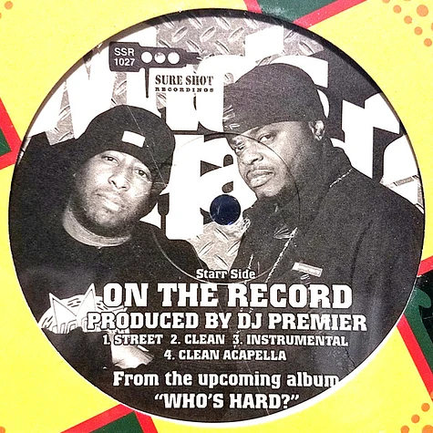 Big Shug - Do Ya / On The Record