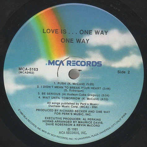 One Way - Love Is... One Way