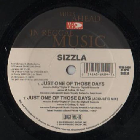 Sizzla - Just One Of Those Days