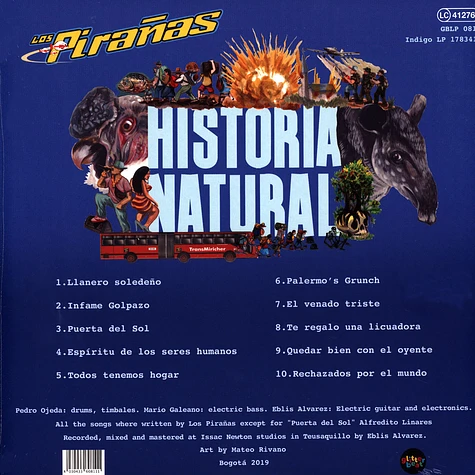 Los Piranas - Historia Natural