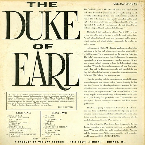 Gene Chandler - The Duke Of Earl