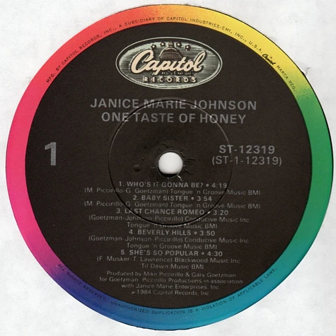 Janice M. Johnson - One Taste Of Honey