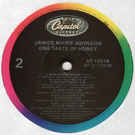 Janice M. Johnson - One Taste Of Honey