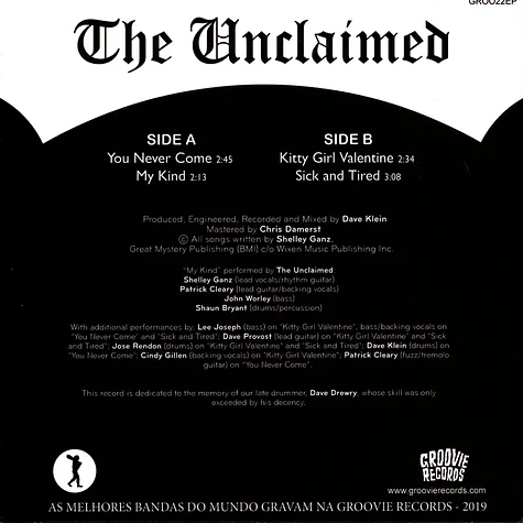 The Unclaimed - You Never Come EP
