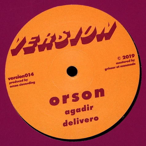 Orson - Delivero EP